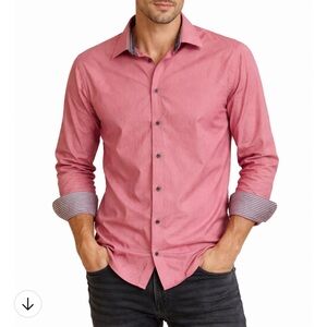 Long sleeved button down shirt, Size Medium